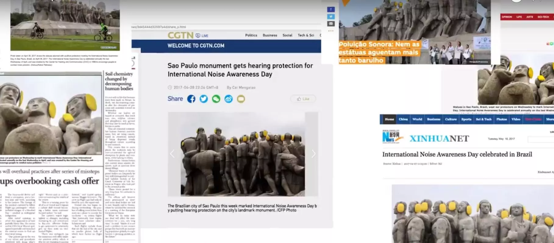 INAD Monumento Bandeiras Ruido