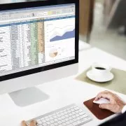 Spreadsheet Marketing Budget Report File Concept